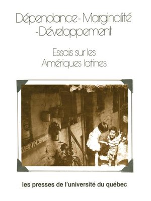 cover image of Dépendance marginalité développement